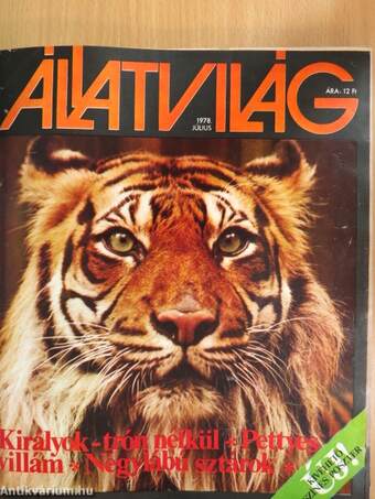 Állatvilág 1978. (fél évfolyam)/1979. január-december