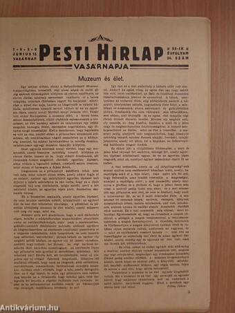 A Pesti Hirlap Vasárnapja 1930. junius 15.