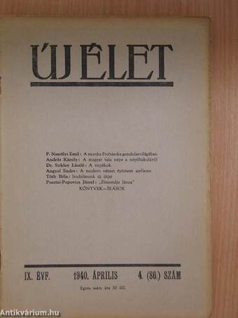 Új Élet 1940. április