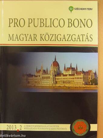 Pro Publico Bono - Magyar Közigazgatás 2013/2.