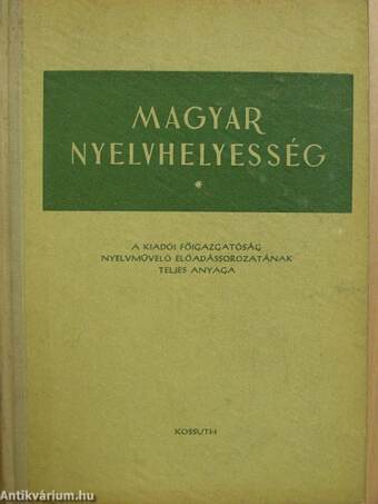 Magyar Nyelvhelyesség