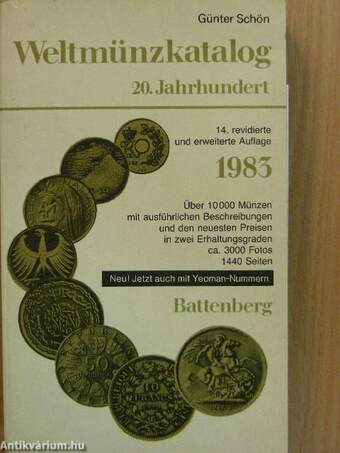 Weltmünzkatalog 1983. (töredék)