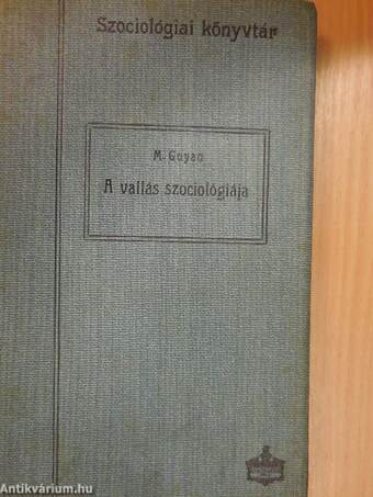 A vallás szociológiája