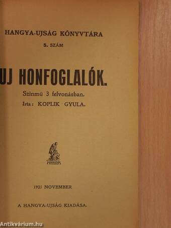 Uj honfoglalók