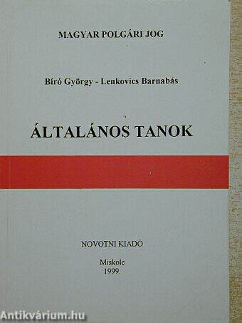 Általános tanok