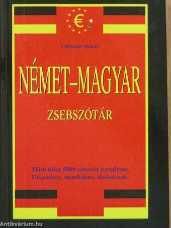 Magyar-német/német-magyar zsebszótár