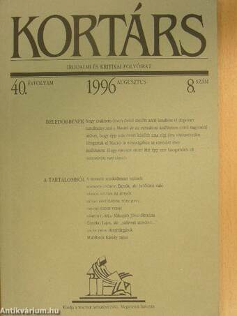 Kortárs 1996. augusztus