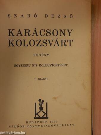 Karácsony Kolozsvárt