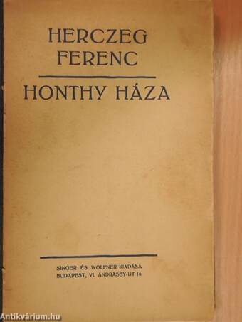 Honthy háza