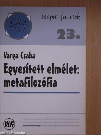 Egyesített elmélet: metafilozófia