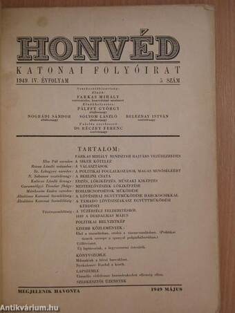 Honvéd 1949. május