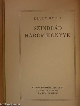 Szindbád három könyve