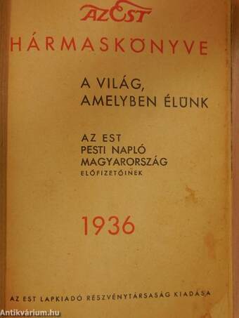 Az Est hármaskönyve 1936