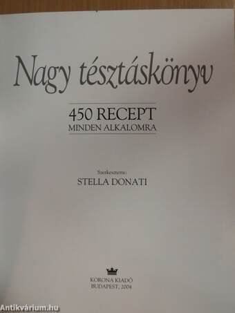 Nagy tésztáskönyv