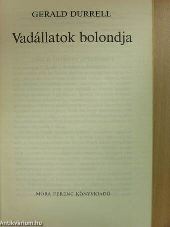 Vadállatok bolondja