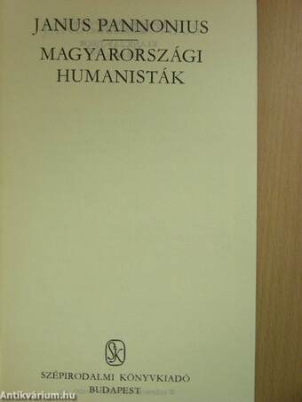 Magyarországi humanisták