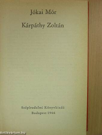 Kárpáthy Zoltán