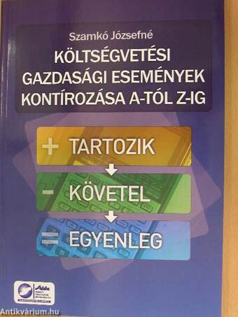 Költségvetési gazdasági események kontírozása A-tól Z-ig