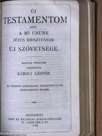 Szent Biblia