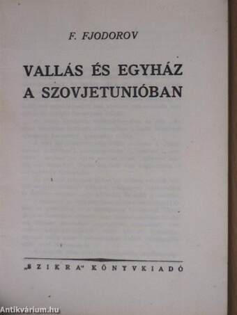 Vallás és egyház a Szovjetunióban