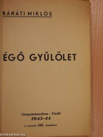 Égő gyűlölet