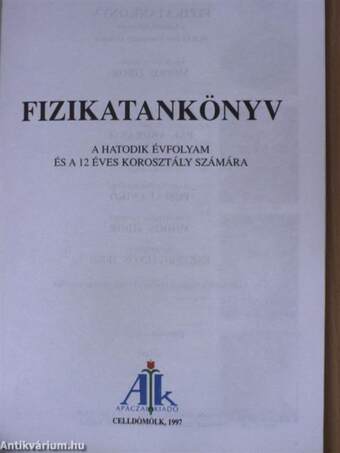 Fizikatankönyv 6.