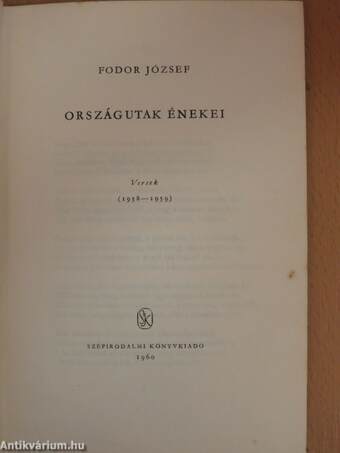 Országutak énekei