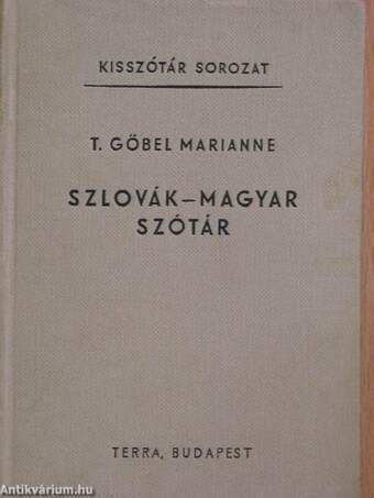 Szlovák-magyar szótár