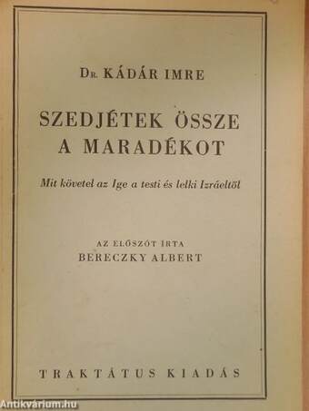 Szedjétek össze a maradékot