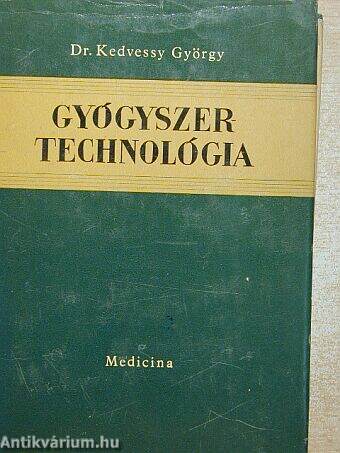 Gyógyszertechnológia