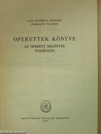 Operettek könyve