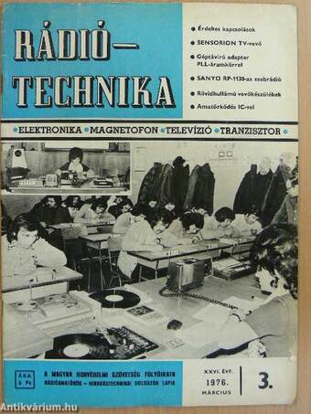 Rádiótechnika 1974., 1976-1978., 1987., 2000-2001. (vegyes számok) (26 db)