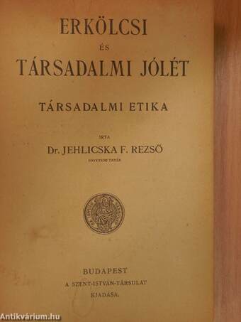 Erkölcsi és társadalmi jólét