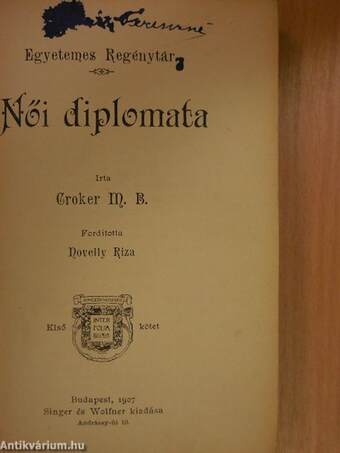 Női diplomata I-II.