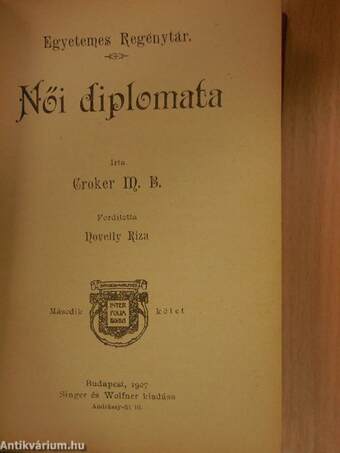 Női diplomata I-II.