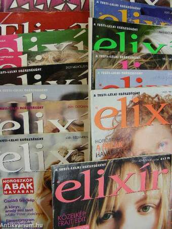 Új Elixír Magazin 1990-1991., 1999., 2001-2004. (vegyes számok) (15 db)