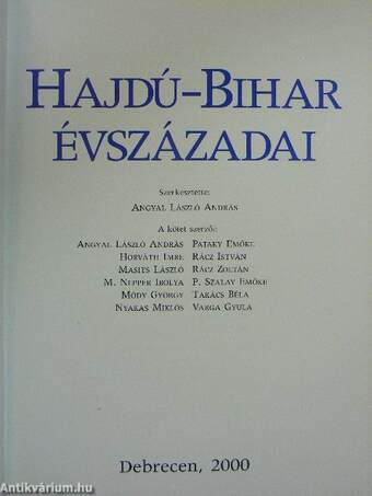 Hajdú-Bihar évszázadai