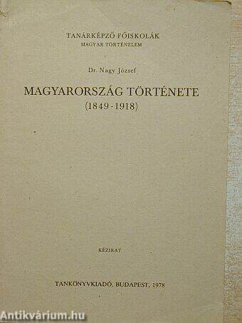 Magyarország története 1849-1918