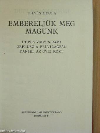 Embereljük meg magunk