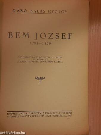 Bem József 1794-1850