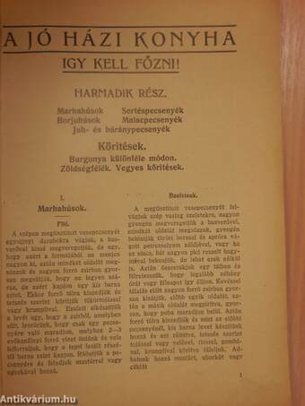 A jó házi konyha III.