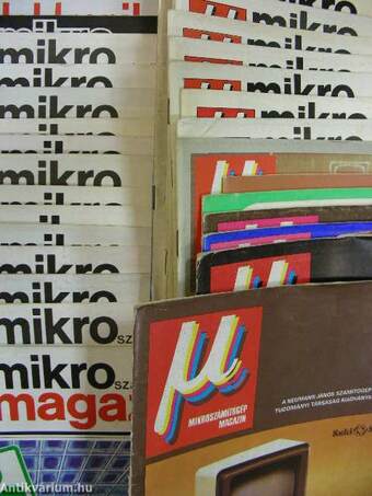 Mikroszámítógép Magazin 1984., 1986-1989., 2000. (vegyes számok) (36 db)