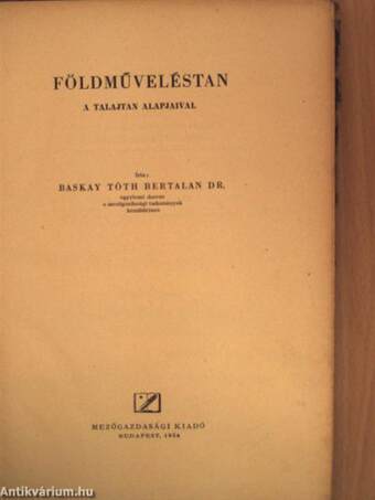 Földműveléstan