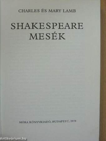 Shakespeare mesék