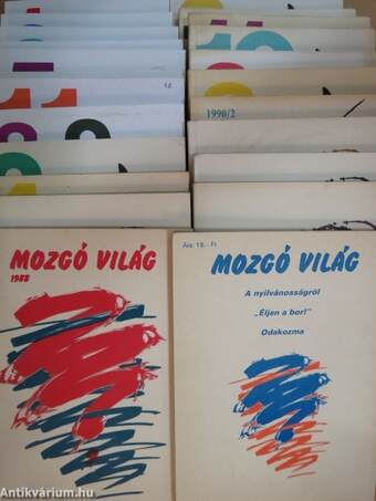 Mozgó Világ 1988-1990., 1996-1997., 2000., 2005., 2012-2013. (vegyes számok) (23 db)