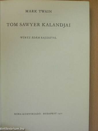 Tom Sawyer kalandjai