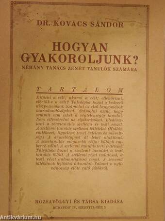 Hogyan gyakoroljunk?