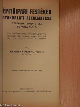 Épitőipari festékek gyakorlati alkalmazása