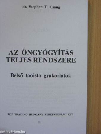 Az öngyógyítás teljes rendszere