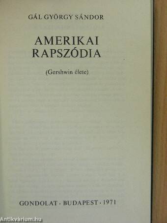 Amerikai rapszódia